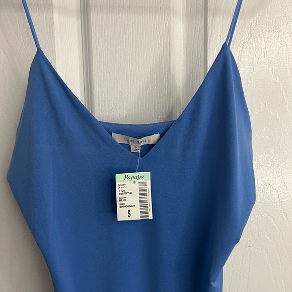 Papaya light blue mini dress - Picture 2 of 3